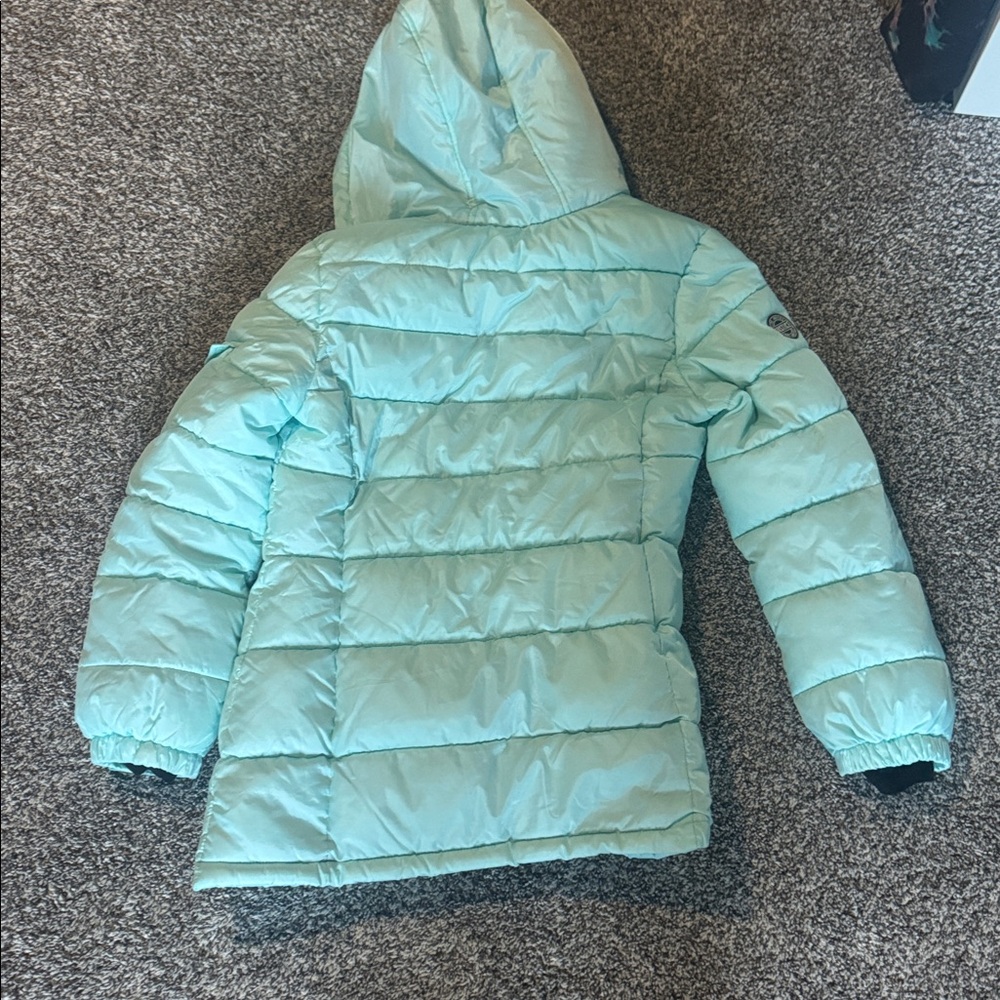 Justice Black and Teal Jacket - Picture 3 of 3
